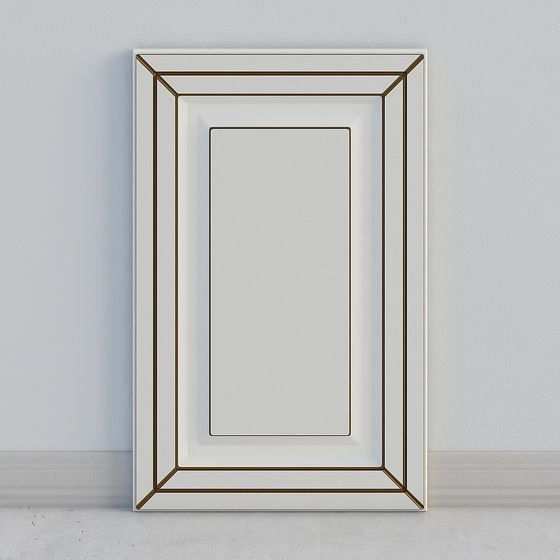 Simple Elegance Cabinet Door 3D model