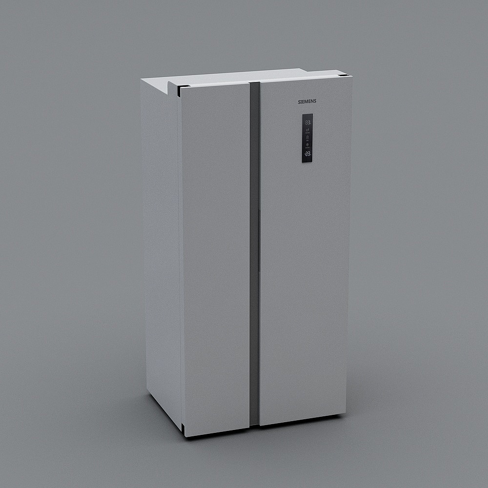 Siemens Refrigerator 3D model for Modern Interior Design