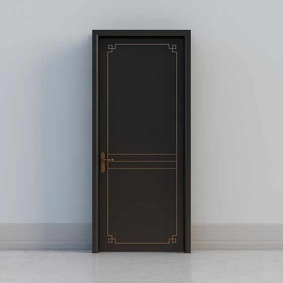 Art Deco Door 3D model