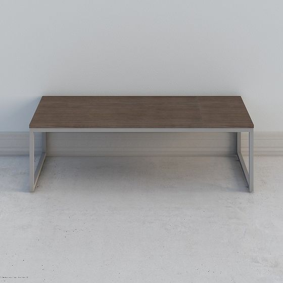 Urban Corner Bench 3D model for Interior Design