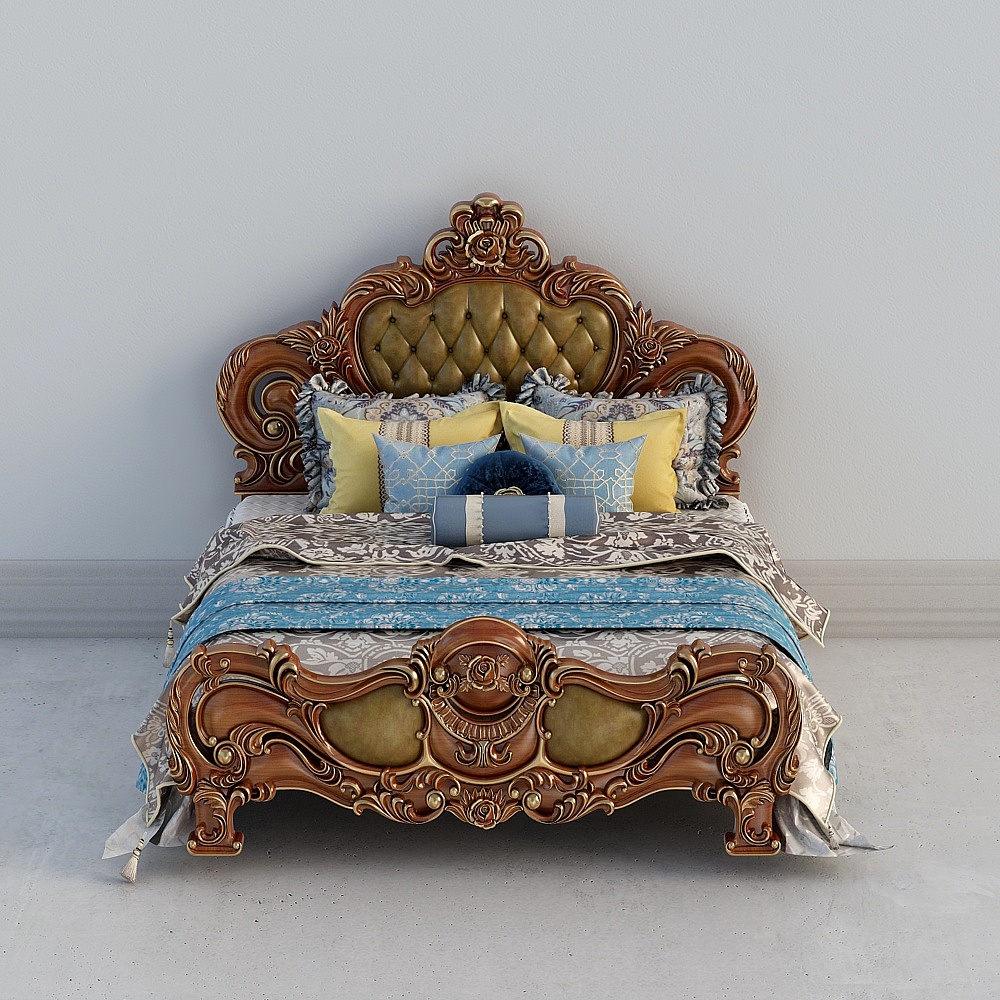 American - Feathered Bedroom - Double Bed 191120