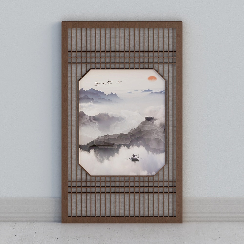 中華風仕切り仕切りスクリーン