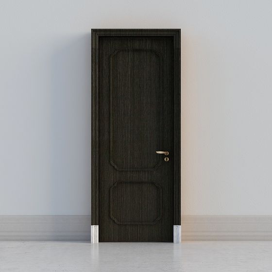 Vintage Wooden Door 3D model