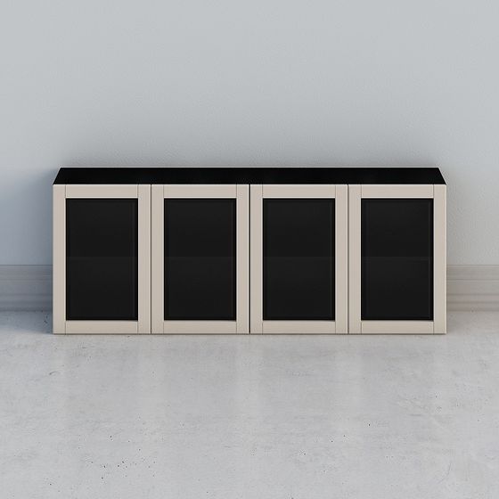 Urban Window Cabinet 3D model for Contemporary Spaces