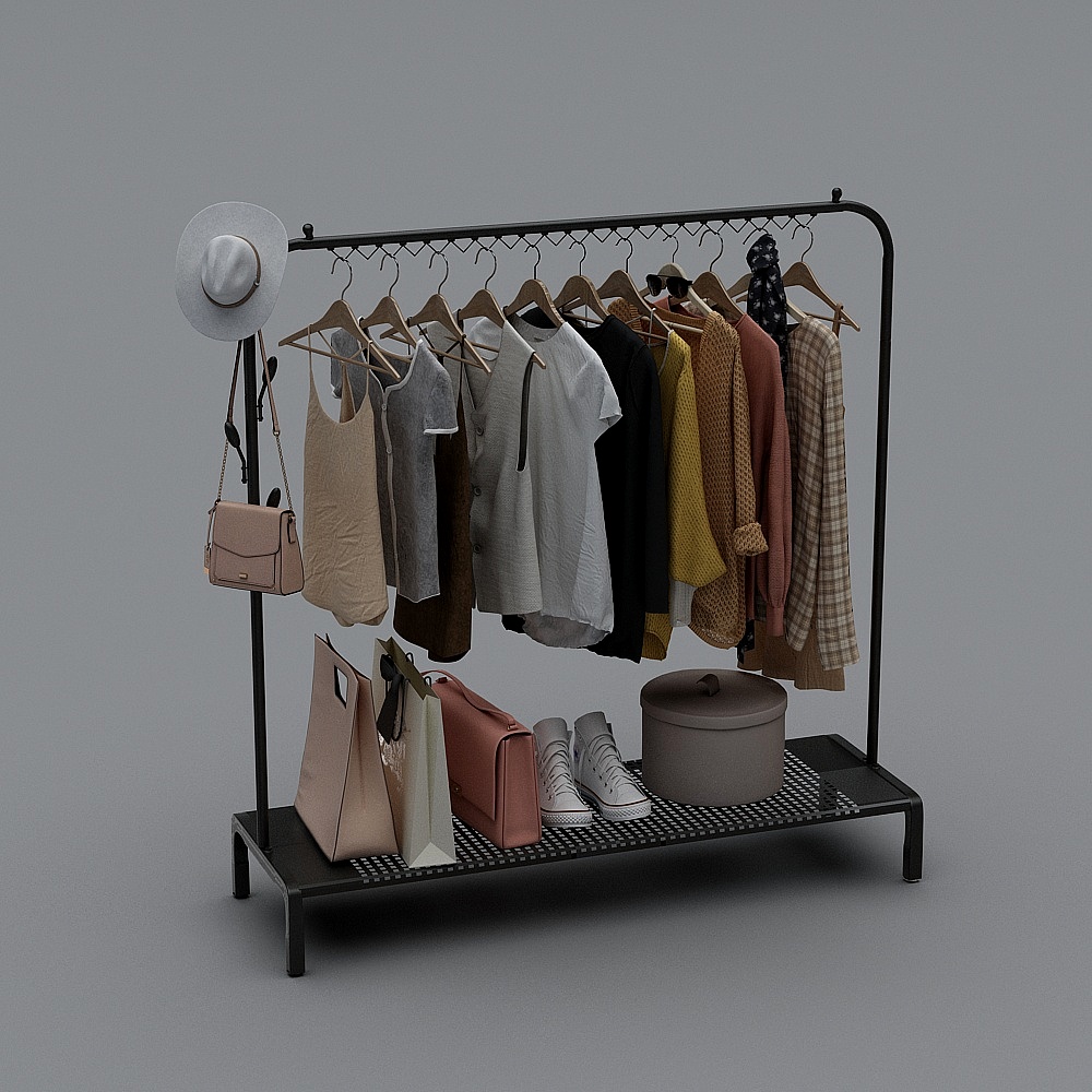 floor clothes hanger