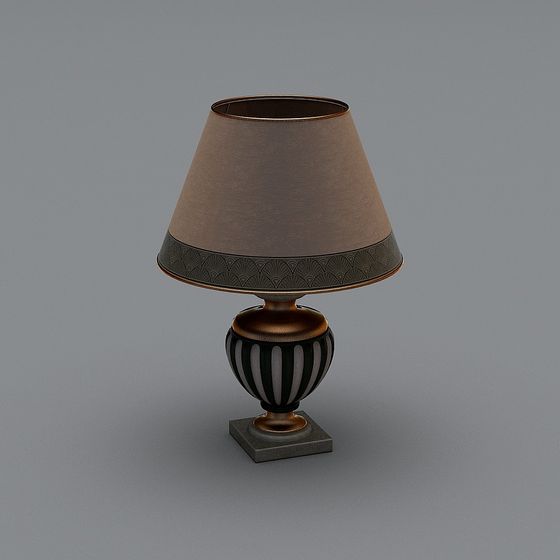 Vintage Table Lamp 3D model for Modern Design
