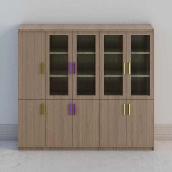 Modern Minimalist Bookshelf 3D model