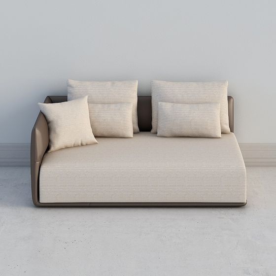 Modern Minimalist Sofa 3D model
