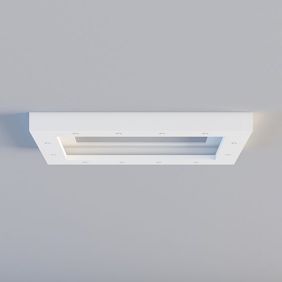 Modern Ceiling Embedded Light Fixture 3D model