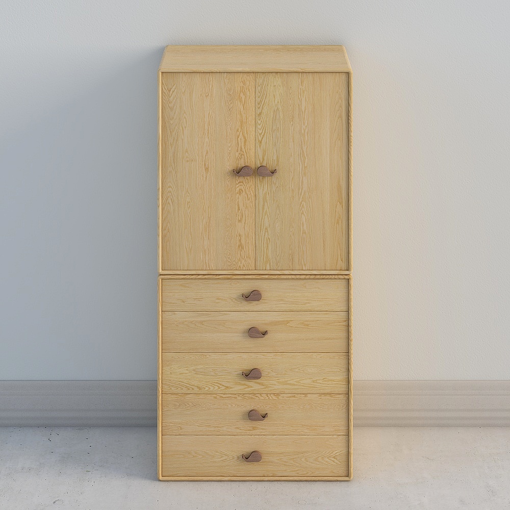 White Oak YG-19 small wardrobe for children