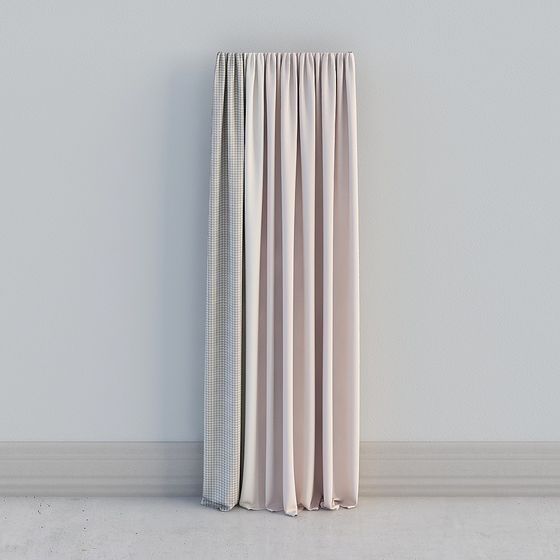 Elegant Curtain 3D model for Creative Projects