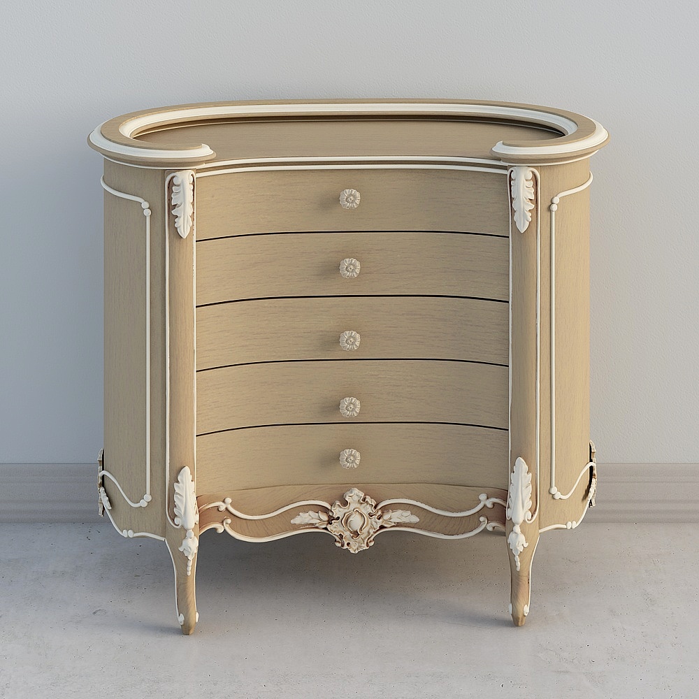 La Casa-C006-G0043E-1-Luxury chest of five drawers