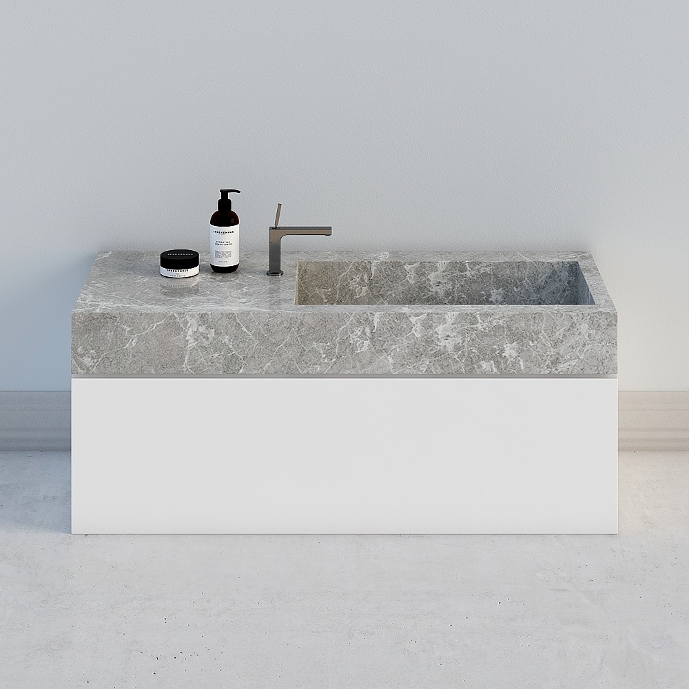 Lave la mesa de lavado de manos