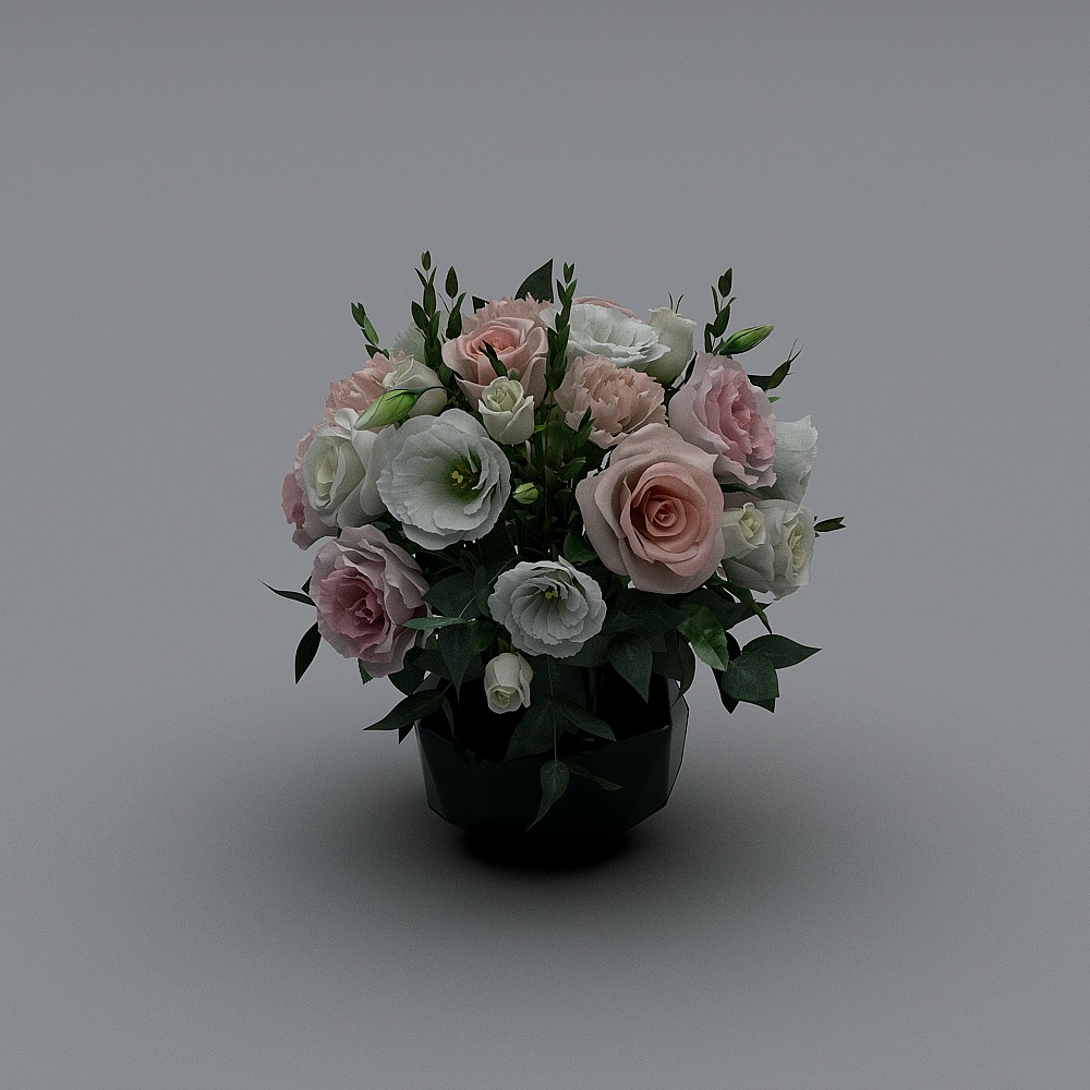 European Table colorflul flower 3 ceramic vase