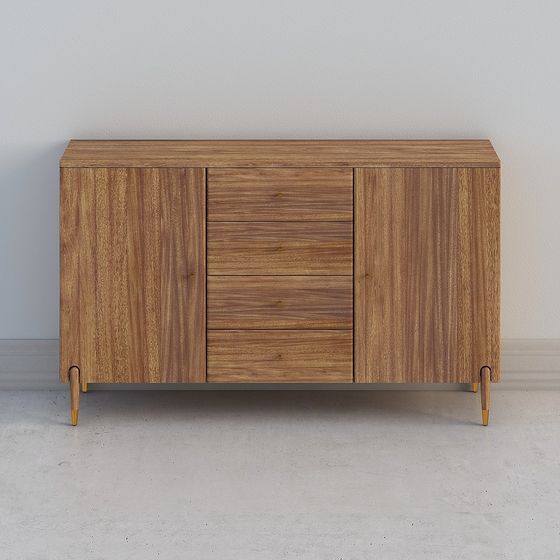 Mid-Century Modern Sideboard 3D model