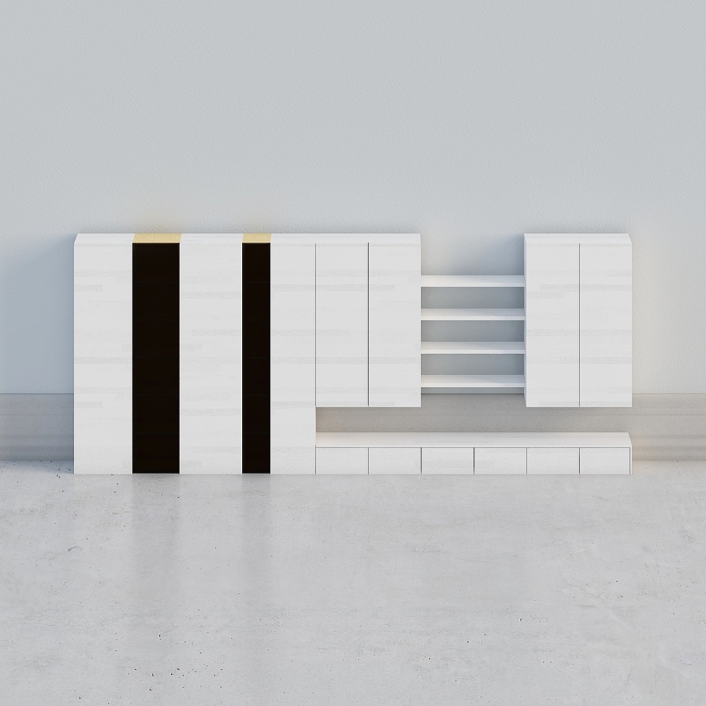 The living room bookcase