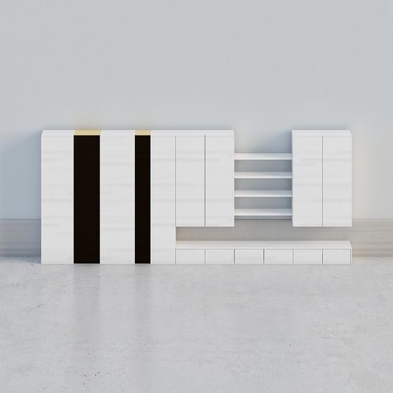 Urban Elegance Wall Unit 3D model