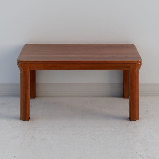 Classic Wooden Table 3D model