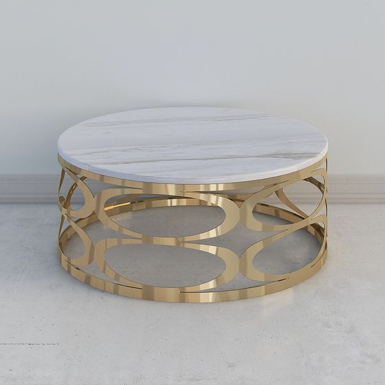 Elegant Round Table 3D Model Design