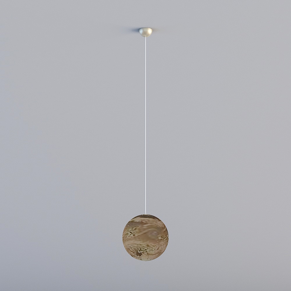 Creative Hanging Planet Lamp 3D model