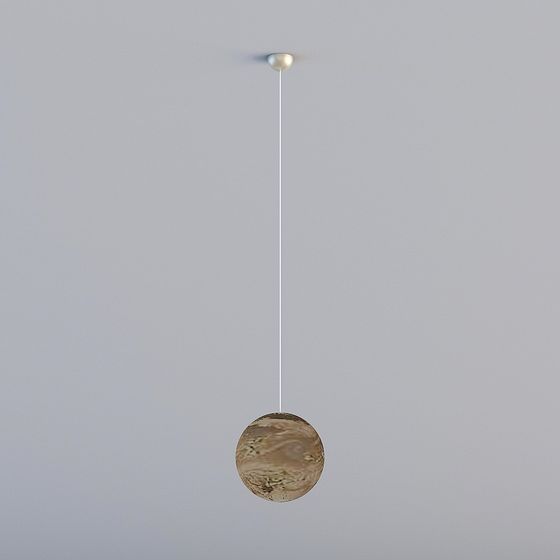 Creative Hanging Planet Lamp 3D model