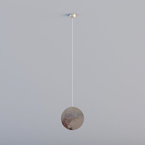 Minimalist Artistic Pendant Lamp 3D model