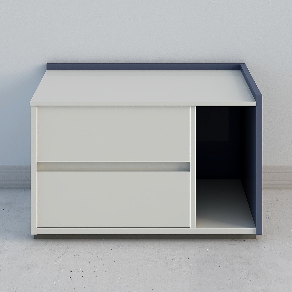 City Corner Side Cabinet 3D model
