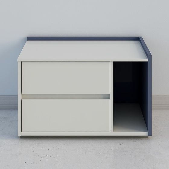 City Corner Side Cabinet 3D model