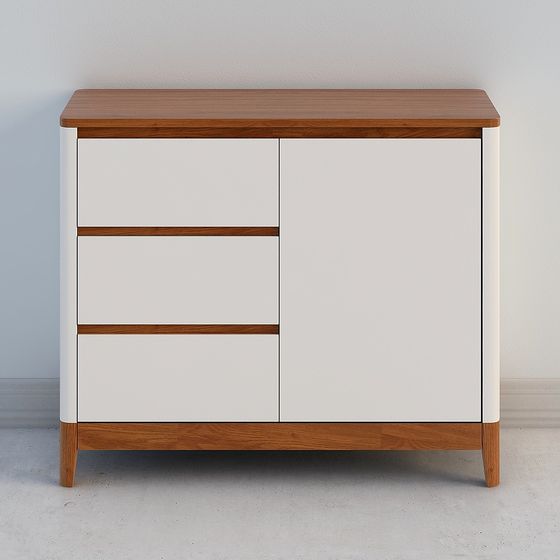 Mid-Century Modern Dresser 3D model