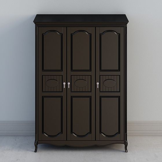 Vintage Wardrobe 3D model for Modern Design