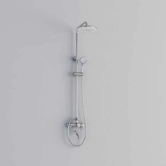 Modern Minimalist Shower System 3D model
