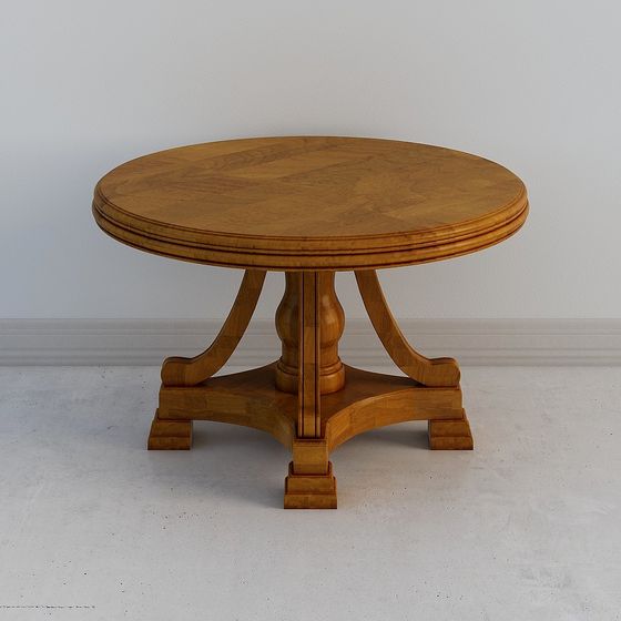 Yunguang 가구 미국식 원탁 8803 1300 x 1300 x 760mm