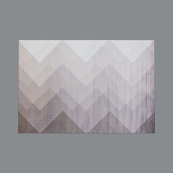 Zigzag Wall Panel 3D model for Creative Projects