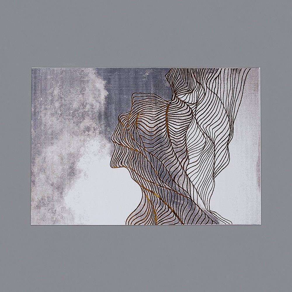 Elland carpet machine woven plush carpet sofa coffee table cushion bedroom simple European marble pattern ink painting splash ink Nordic post-modern light luxury cloakroom off personality art dark carpet