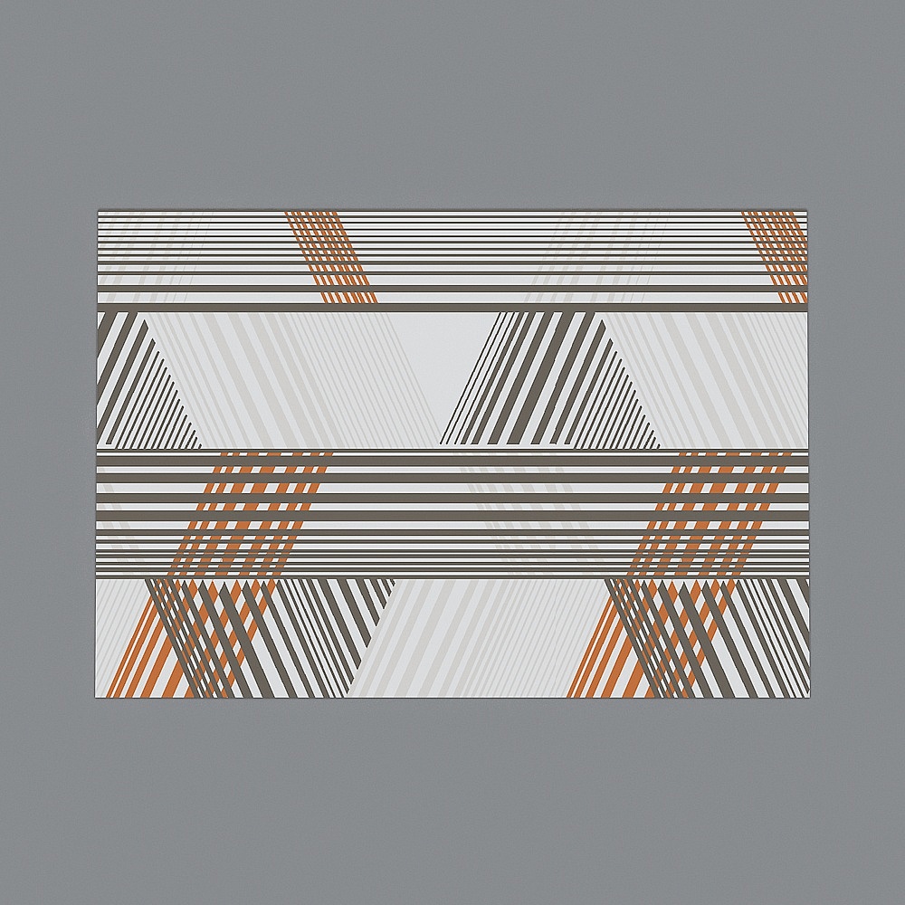 Abstract Line Carpet 3D model