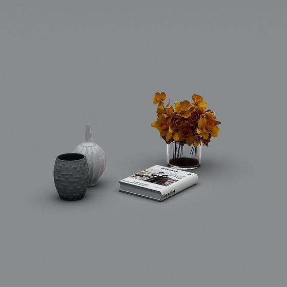 Minimalist Decorative 3D Model for Contemporary Interiors