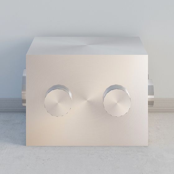 Earth Color Branch Connector 3D Model for Air Supply