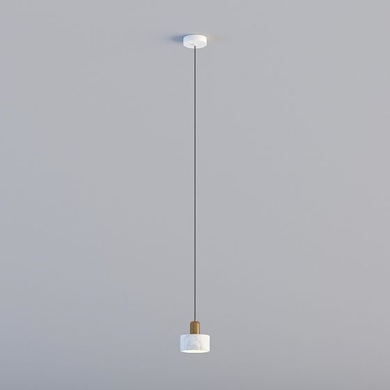 Minimalist Pendant Light 3D model