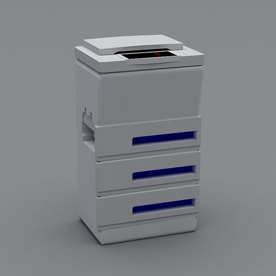 Futuristic Storage Cabinet 3D model