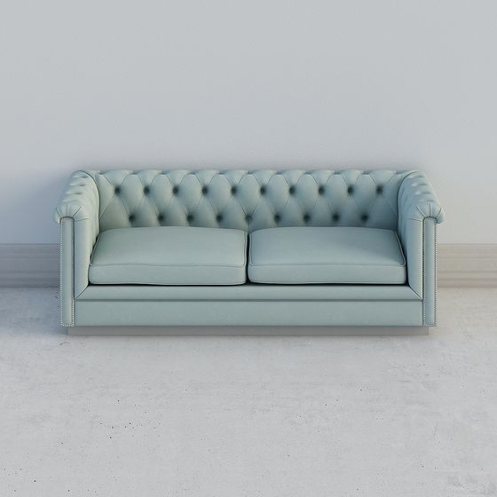 Elegant Classic Sofa 3D model