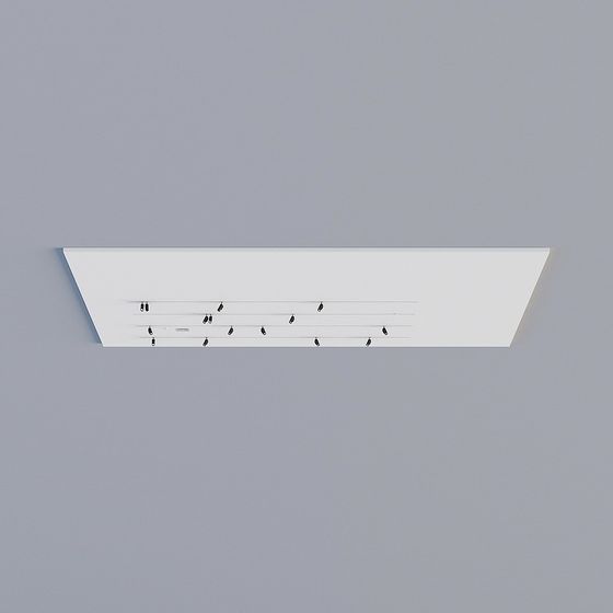 Modern Minimalist Ceiling Light 3D model