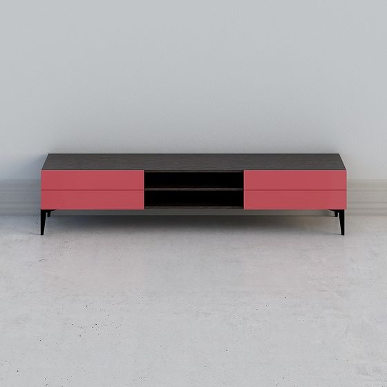 Modern Minimalist TV Cabinet 3D Model