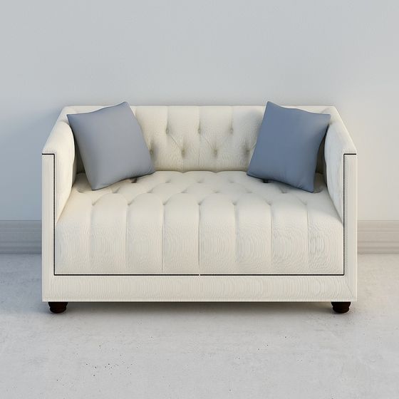 Urban Living Couch 3D model for Modern Spaces