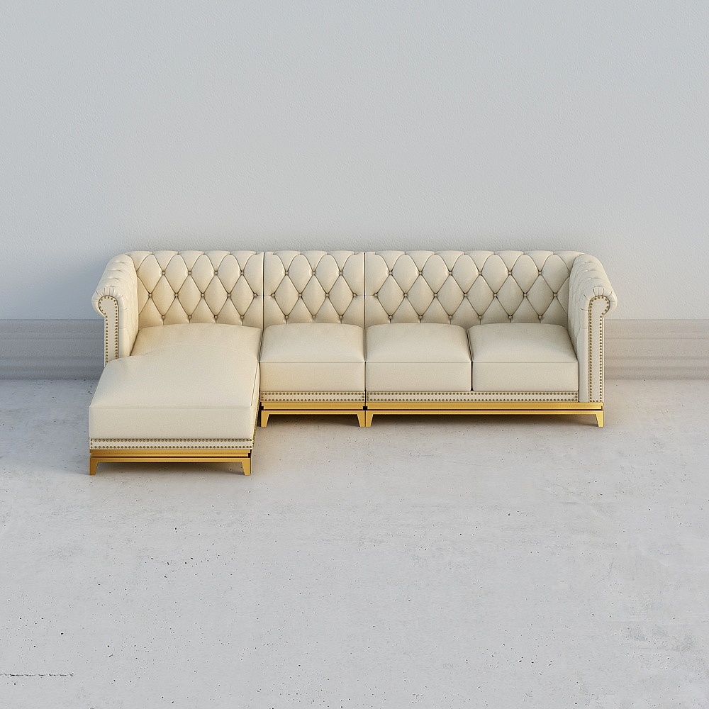 Huasongju - Série de canapés de luxe léger 51 - canapé bit princesse danoise