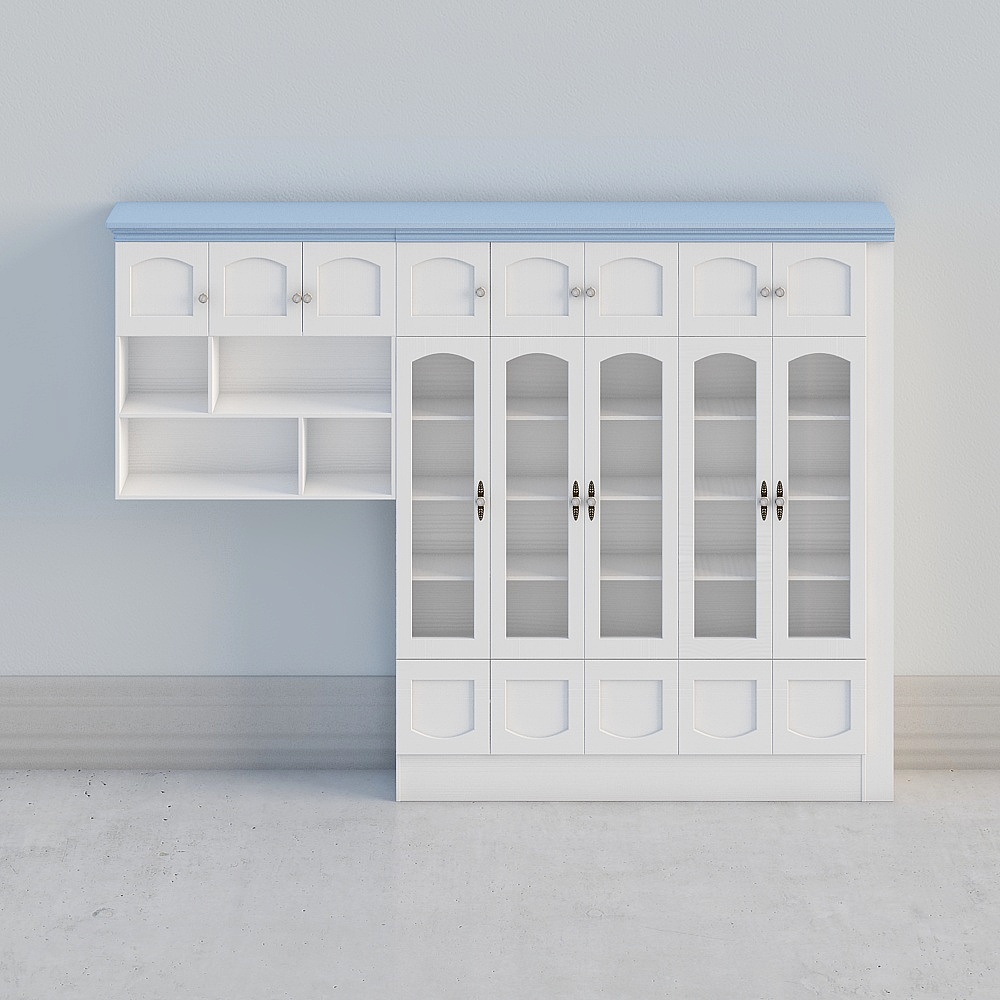 Bookcase and Hanging Cabinet 1