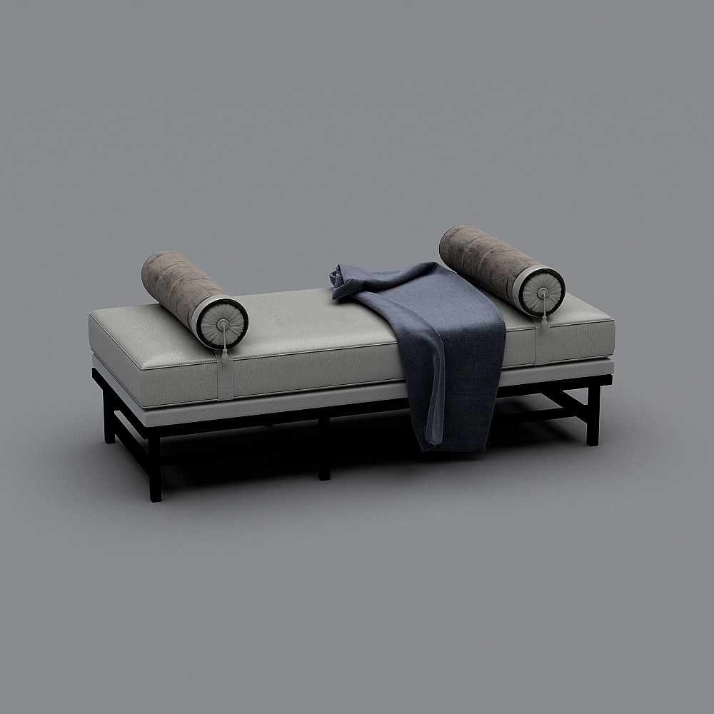 Chaise de bout de lit blanche-4