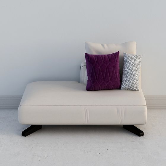 Modern Minimalist 3D Sofa Model
