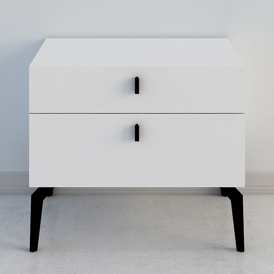 Stylish Nightstand 3D model for Modern Interiors