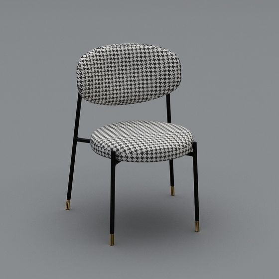 Stylish Low-Poly Chair 3D Model