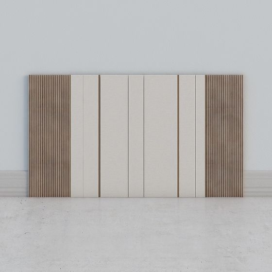 Stylish Low Polygon Wall Panel 3D model